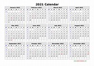 How Can I Print A Free 2021 Calendar - Printable Online