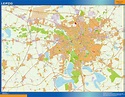 Stadtplan Leipzig wandkarte bei Netmaps Karten Deutschland