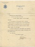 1918 U.S. Secretary of State Robert Lansing Writes at the Behest of ...