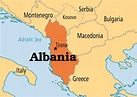 Albania mapa - Mapa de Albania (el Sur de Europa - Europa)