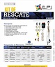 Kit De Rescate 4 A 1 Para Trabajo En Alturas Epi Certificado | Envío gratis