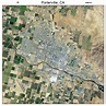 Aerial Photography Map of Porterville, CA California