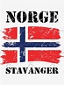 "Norway Stavanger Flag" Sticker for Sale by TrickyGraphics | Redbubble