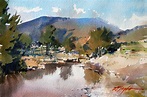 David Taylor Watercolor Artist | Emu Creek crossing | Watercolor ...