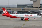 Air Berlin (Operated by Belair Airlines), HB-JOZ, Airbus A320-214, 11 ...