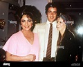 Elizabeth Taylor Juni 1981 mit Sohn Christopher Wilding und Aileen ...