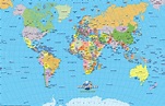 Wikipedia Map Of The World