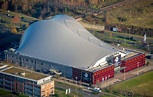 Oberhausen from above - Building of the concert hall and theater ...