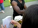 Deshea Townsend signs autographs - YouTube