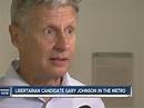 Governor Gary Johnson campaigns in Colorado