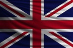 La bandera nacional de gran bretaña. | Vector Premium