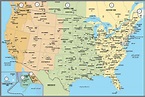 United States Area Code Map - Alaine Leonelle