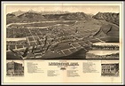 Livingston MT Panoramic Map dated 1885. This print is a | Etsy ...