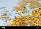 Kopenhagen Karte Stockfotos und -bilder Kaufen - Alamy