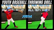 Baseball Throwing Drill For Beginner Youth Guys - YouTube