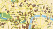 Download Sightseeing Map Of London Major Tourist Attractions At With ...