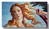 SANDRO BOTTICELLI (1444-1510) – The Birth of Venus (c.1484), detail ...