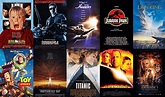 The top box office film from each year and the original posters (1990 ...
