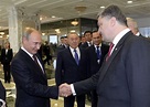 Ukraine Crisis: Putin and Poroshenko Shake Hands at Minsk Talks