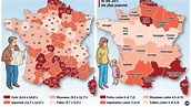 Carte Pauvreté En France - Nord Carte