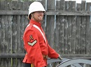 A North-West Mounted Police corporal with the Rough Rider insignia ...