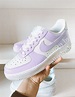 Buy Women's Nike Air Force 1 Low Custom Purple Lilac Online in India - Etsy