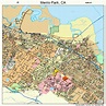 Menlo Park California Street Map 0646870