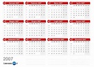 Calendario 2007