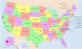Filadelfia mapa de estados unidos - el mapa de estados Unidos en ...