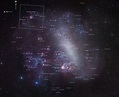 ESA - The Magellanic Cloud with features marked