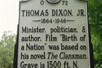 Thomas Dixon, Jr. 1864-1946 (O-72) | NC DNCR