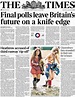 Estas son las portadas de los periódicos británicos sobre el brexit