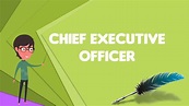 What is Chief executive officer?, Explain Chief executive officer ...