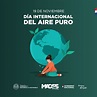 19 de Noviembre. Día Mundial del Aire Puro – Ministerio del Ambiente y ...