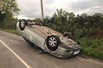 Shocking picture shows how driver 'under the influence' flipped a car ...