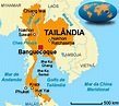 Mapa de Tailandia - datos interesantes e información sobre el país