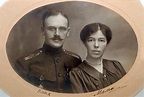 Großherzogin Olga Alexandrowna mit ihrem Mann, dem Hauptmann der ...