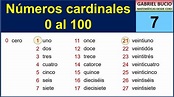 7 - Números cardinales 0 al 100 - YouTube