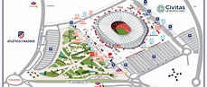 Mapa y horarios del estadio con motivo del Atleti-Real Madrid - Club ...