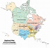Map Of Usa And Canada Showing States – Topographic Map of Usa with States