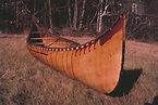 Old Style Penobscot Indian Birch Bark Canoe. Made by Henri Vaillancourt ...