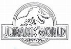 Logo Of Jurassic World Coloring Page - Free Printable Coloring Pages ...