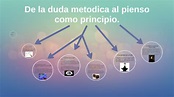 De la duda metodica al pienso como principio. by diego landinez on Prezi