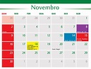 Notícias Ponto Com : Calendário do Mês de Novembro para preencher e ...