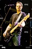 Bassist Greg Kriesel of The Offspring performs on-stage at Echo Beach ...