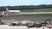 Flugzeuge Flughafen Düsseldorf Abflug Anflug D.dorf Airport - YouTube