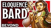 Bard: College of Eloquence In D&D's Unearthed Arcana - YouTube