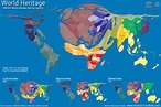 UNESCO World Heritage Sites by Country - Vivid Maps
