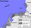 Frisian historical settlement areas,showing arras wherea Frisian ...