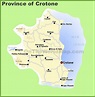 Province of Crotone map